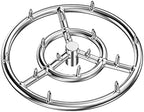 Skyflame 12-Inch Round Stainless Steel Fire Pit Jet Burner Ring by Skyflame