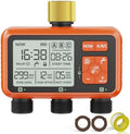 Sprinkler Timer 3 Zone with Brass Inlet Water Timer for Garden by XinFutureSprinklerTimer