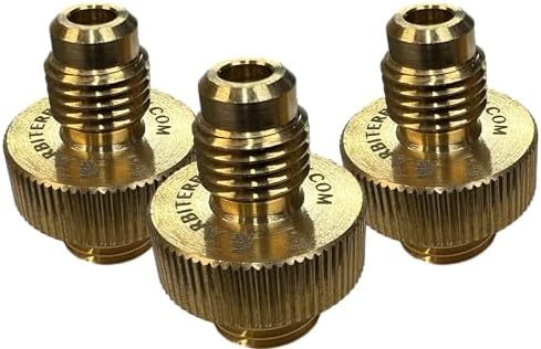 Arbiter Backflow Quick Connect Test Fittings (Brass, 1/4" (Set of 3)) by Arbiter