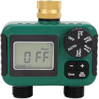 Eujgoov 2 Outlet Sprinkler Timer, Brass Inlet Water Timer with LCD by Eujgoov