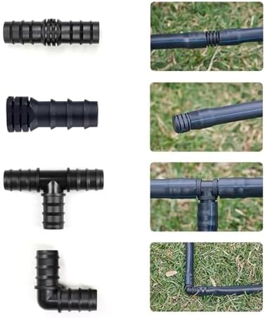 PE Pipe Barb connectors, tees, Elbows, Straight-Through end Plugs, Garden drip Irrigation Hoses, reducers, splitters(Elbow,25mm,5 Pieces) - Image 5