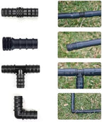 PE Pipe Barb connectors, tees, Elbows, Straight-Through end Plugs, Garden drip Irrigation Hoses, reducers, splitters(End Plug,25mm,30 Pieces) - Image 5