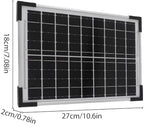 Solar Powered Drip Irrigation Kit with 2200mAh Battery, 7 Timer Modes, IP65, Self Watering System for 30 Pots, Indoor Outdoor Garden Balcony Greenhouse - Image 3
