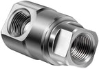 3/4 Inch FXF Heavy Duty Hose Reel Swivel with Grease Zerk - Hose Reel Parts Fitting for Multi-Use Scenarios - Ideal for Home and Industrial Steel Hose Reels - Genuine Super Swivel by Alater