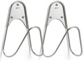 JBscoop Garden Hose Holder Stainless Steel Small Wall Mount Garden Hose Hook, Ideal for Water, Air, Hydraulic Hose, Ropes, Extension Cords Heavy Duty & Rust Proof (2) by JBscoop