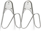 JBscoop Garden Hose Holder Stainless Steel Small Wall Mount Garden Hose Hook, Ideal for Water, Air, Hydraulic Hose, Ropes, Extension Cords Heavy Duty & Rust Proof (2) by JBscoop
