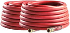 Generic Commercial Water Hose, Heavy Duty Red Rubber, Double Reinforced with Brass Couplings, 3/4 Inch x 100 Feet, Garden Beds and Lawns, 2-Pack - Image 3