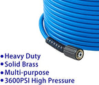 FIXFANS Pressure Washer Hose 50 FT X 1/4", Kink Resistant Power Washer Hose - Image 5