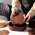 Plant Trays Planter Saucers Watering for Plants, Round Home Ceramic Flower Pot Drip Trays Flower Pots Saucers(Large) - Image 3