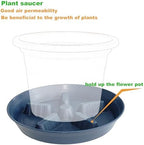 4 Pack Plant Saucer 12 inch, 8 10 14 17 inch, Plant Stand Plastic Plant Saucers for Indoors Outdoor, Heavy Duty Flower Saucers for Potted Plants, Pot Saucers for Plants, Grow Bags Saucers - Image 3