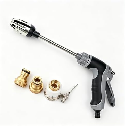 Hose Hawk Heavy Duty High Pressure Washer Nozzle, 3 Spray Modes, Fits All Standard Garden Hoses, Easy to Install for Outdoor Cleaning (A) by Unknown