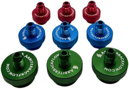 Arbiter Backflow Quick Connect Test Fittings (Aluminum, Complete Set of 9 Fittings) by Arbiter