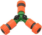 FMURY 1/2" 3/4" 2-Way Tap 16mm 20mm Hose Garden Tap Y Water Splitter Irrigation Tube Splitter 1pcs(1/2) - Image 4