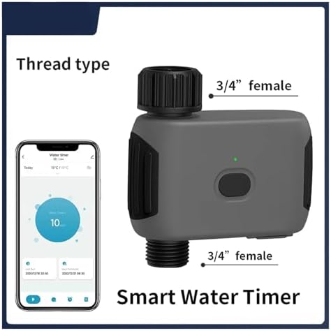 Watering Timers, Bluetooth Garden Water Timers Rain Delay Programmable Automatic Sprinkler Drip Irrigation Valve for Garden Hose(2Pcs) - Image 2