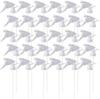 30 Pack Spray Bottle Nozzles, Heavy-Duty Stream Trigger Spray Nozzle Replacement Parts Adjustable Head Sprayer with Mist Stream Sprayer Fits 8oz /16oz Spray Bottles Round 28/400 Neck Bottles by River-CJ