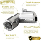 JACO Lightning L2 Quick-Connect Tire Air Chuck - 1/4" F-NPT (Open Flow) (2-Pack) - Image 2