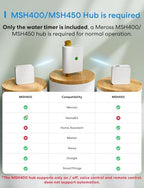 meross WiFi Water Timer for Garden Hose, Brass Inlet & Outet, Rain Skip - Image 3