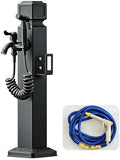Freestanding Garden Water Column with Outdoor Hose Stand Stainless Steel Vertical Garden Water Column Double Outlet Faucet Suitable for Irrigation and Car Washing 60cm Spray Gun Faucet+10m Spray Gun by Unknown