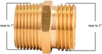 M MINGLE Heavy Duty Brass Garden Hose Shut Off Valve, Garden Hose Adapter - Image 7