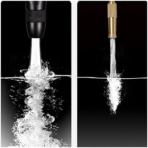 hose spray gun,Universal Car Washing Kit High Pressure Washer Garden Hose Nozzle Spray for Water Foam Pot Car Washing Sprinkler Cleaning Tool(Water gun), Black - Image 4