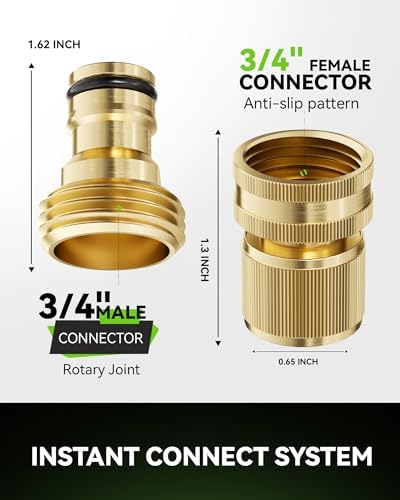 RAINPOINT Brass Hose Nozzle & Quick Connect Kit - Image 5