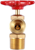 Litorange 1 PCS Brass 90 Degree Elbow Stop Valve Hose Bibb Boiler Drain NPT 1/2" Male Thread to Male GHT 3/4" Inch Male Threaded Garden Connector Adapter Water Shut-Off Valve Faucet (Pack of 2) - Image 3