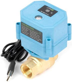 Motorized Ball Valve 1/2 in NPT U.S. Solid WiFi Smart 2-Way Brass Electric Valve USB Powered LED Indicator Remote On/Off for Water and Irrigation - Image 6