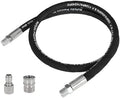 Pressure Washer Whip Hose Power Washer Jumper Hose for Pressure Washing with Steel Connector 3/8 Inch NPT Quick Connect Plug Hose Reel Connector Hose, 4000 PSI, 6FT, 1PCS by NuFlySic