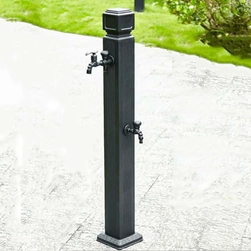 Antifreeze Garden Faucet, Freestanding Hose Stand with Brass Faucet, Weatherproof Water Column for Car Washing and Watering, 110cm Kit, Durable Yard Hydrant by Unknown