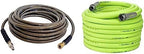 Simpson Cleaning 41030 Monster Series 4500 PSI Pressure Washer Hose, 100-Foot, Brown & Flexzilla Garden Hose 5/8 in. x 100 ft., Heavy Duty, Lightweight, Drinking Water Safe, ZillaGreen - HFZG5100YW-E by Unknown