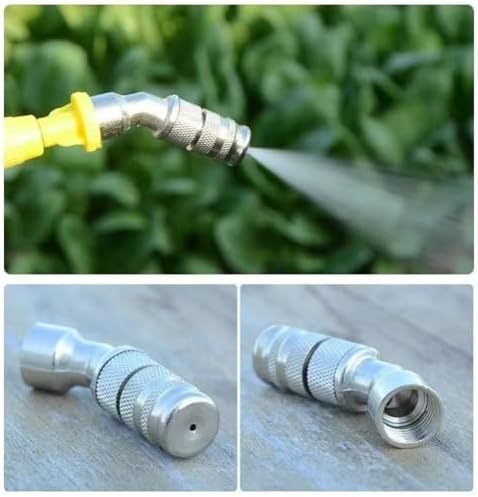 Adjustable Garden Hose Nozzle Sprayer, Elbow and Straight for Easy Watering Extended Elbow Nozzle 2pc - Image 6