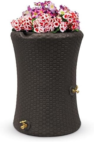 Good Ideas Impressions Nantucket Rain Water Collection Barrel, 50 Gallon by GoodIdeas