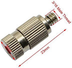 Garden Sprinkler Watering Sprayer 0.1~0.5mm High Pressure Mist Nozzle Greenhouse Sprinkler Irrigation Plant Cooling Systeem Stainless Steel Spray Nozzle (Color : 0.3 mm mist) - Image 2