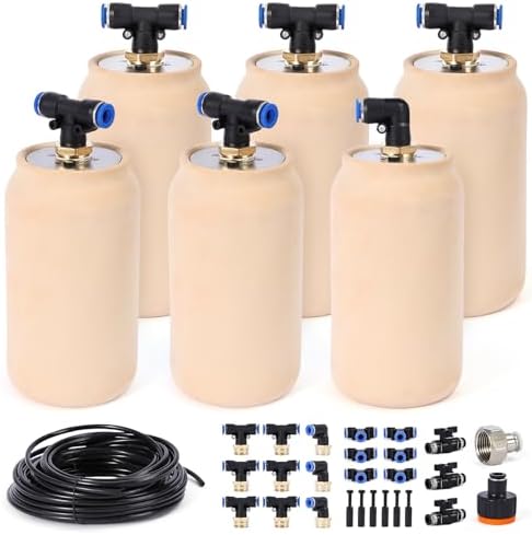 6pcs Plant Watering Device Easy Self Watering Planter for Your Garden 17oz Olla Watering System 3.1x3.1x6inClassic Plant Watering Stakes Vacation Plant Watering Devices by LovelyRan