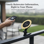Smart Rain Sensor, Wireless Outdoor with Solar Charging, Real Time Weather Monitoring Water Detection for Home Automation and Tuya ZigBee App - Image 4