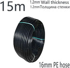 16mm PE Irrigation Pipe 5/8" DN15 LDPE Tube Garden Irrigation Greenhouse Watering Hose, For Garden Supplies Hose Garden Watering ( Color : 16PE x D x 15m ) - Image 2