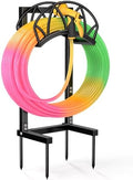 Garden Hose Holder, Freestanding Water Hose Reel Stand, Holds 160 FT, Black by HZE