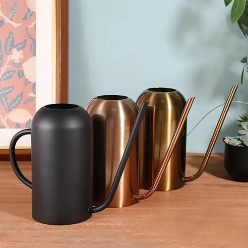 Plant Watering Can, Small 023 Gallon Leak Proof Water Can for Plants with Long Spout,Lightweight Stainless Steel Modern Indoor Watering Cans for House Plants for Gardening Home Flower Outdoor - Image 7