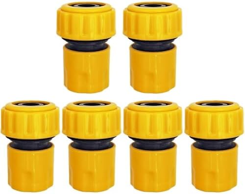 6PCS 3/4 1/2 inch Garden Hose Pipe Repair Connector Fitting Tubing Quick Connection(1I2inch-6pcs) - Image 7