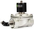 U.S. Solid Smart WiFi Stainless Steel Solenoid Valve, 2", 110V AC, Normally Closed, App Remote Control for Irrigation & Automation - Image 2