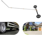 2-in-1 undercarriage Pressure Washer Attachment,22 Inch Pressure Washer Water Broom with 7 Nozzles,Under Car Washer Cleaner with 3 Pieces Extension Wand,4000 PSI for Cars, Trucks, Driveways(Black) - Image 6
