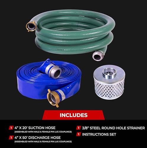 Honda Water Pump Hose Kit with 20-Foot Suction Hose, 4-Inch Diameter - Image 6