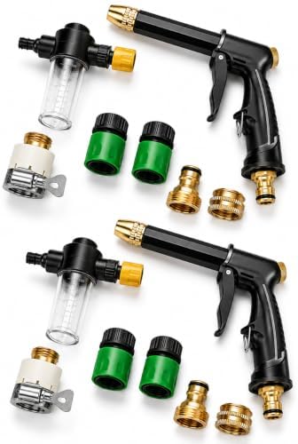 2-in-1 Foam & Direct Spray Hose Nozzle, Detachable Foam Bottle, 2 Pack by Unknown