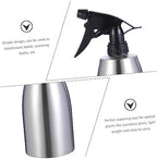 Toddmomy 2pcs Flower Spray Bottle Leakproof Hand Press Sprayer Watering Can for Succulent Plants Stainless Steel Spray Bottles - Image 2