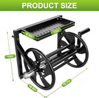 Wall Mounted Garden Hose Reel for Outside, Holds 130-feet of 5/8-Inch Hose - Image 2
