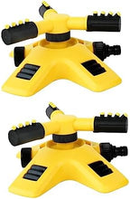 2Pcs Garden Hose Sprinkler Rotating Spray Nozzles Adjustable Plastic by Happyyami