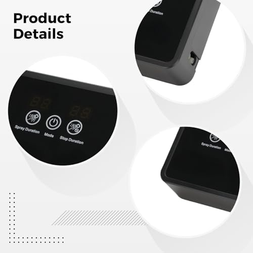 Automatic Plant Waterer Indoor, Digital Programmable Water Timer with Adjustable Spray and Stop Duration, Smart Intelligent Spray System, US Plug, Plant Watering System for Houseplants - Image 4