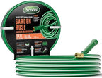 Scotts 50 ft. Heavy Duty Garden Hose – 5/8 in. Diameter, 4-Ply, 400 PSI High-Pressure, Easy-to-Coil Water Hose with Crush-Resistant Couplings and Twist-Resistant Collar for Lawn and Garden by Unknown