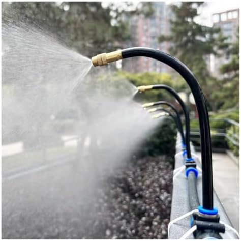 Adjustable DIY Garden Irrigation Kit - Reusable Mist Sprinkler System with PE Hose for Raised Beds, Greenhouses, and Backyard Gardens - Efficient Watering Solution by Unknown