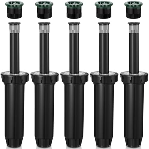 Chimmount 5 Pack 4 Inch Pop up Sprinkler Head, Compatible with 1800 Series by Unknown